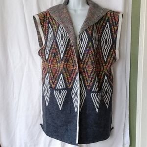 Lauren Michelle hooded poncho